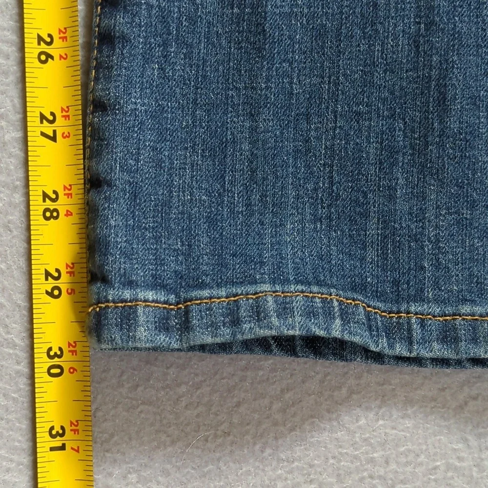 Wrangler‎ Bootcut Jeans Mens 34x30 Blue Excellent Medium Wash Stretch Denim